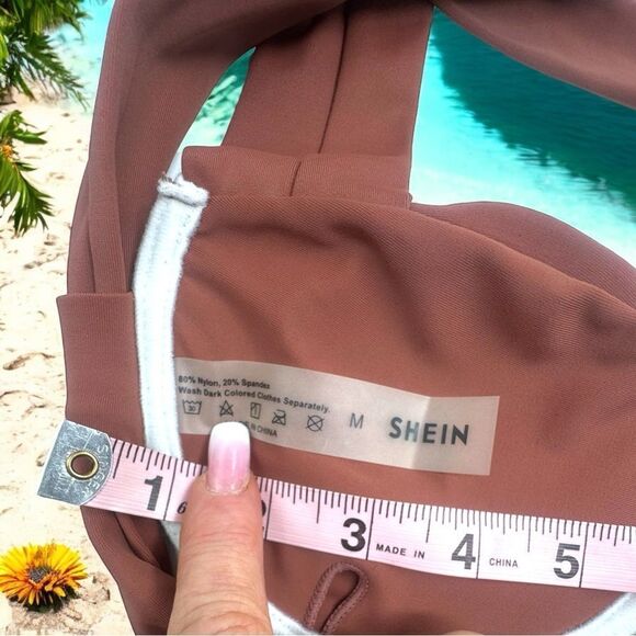 SHEIN Swimwear l Sash Tie Back l Bikini Top l Underwire l M l EUC - Picture 6 of 14